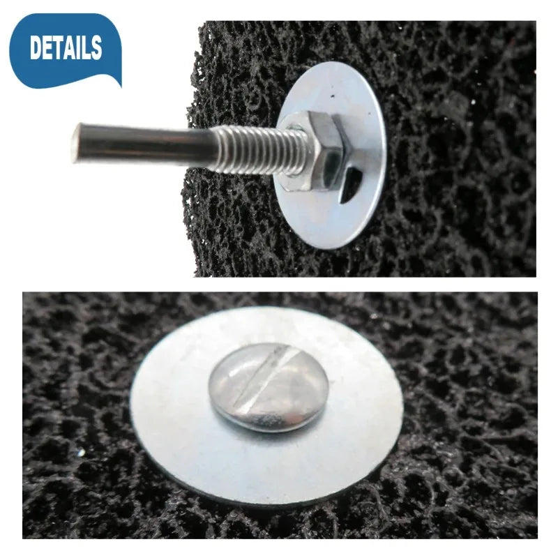 2/3/4 Inch Strip Abrasive Wheel With 6mm Shank Rotary Polishing Disc For Rust Paint Removal Metal Surface Derusting Power Tool Oasis Select
