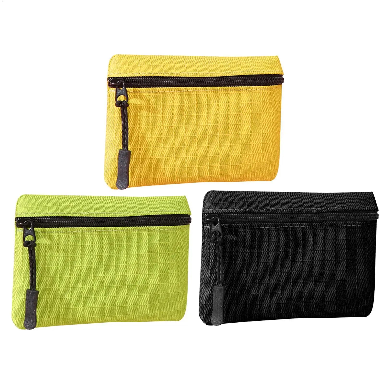 Portable Bag Credit Card Holder Mini Cute Purse Oxford Cloth Coin Purse Women Zipper Coin Pouch Key Earphone Data Cable Card Bag Oasis Select