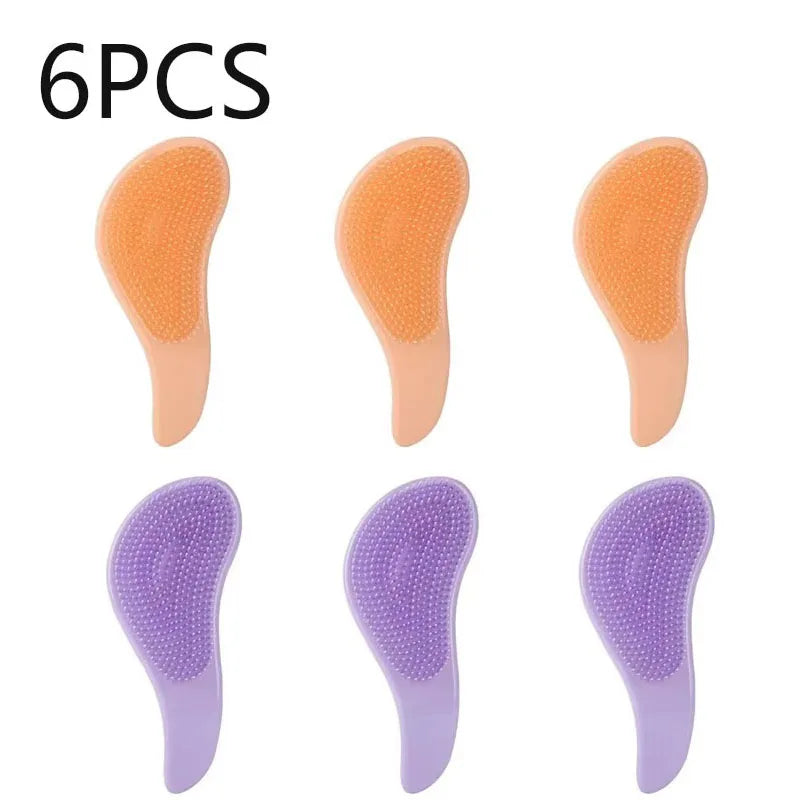 3/6Pcs Comb Anti-static Massage Hair Brush Tangle Detangle Air Cushion Hair Brush Comb Salon Barber Hair Styling Tools Oasis Select 6PCS MIX 3