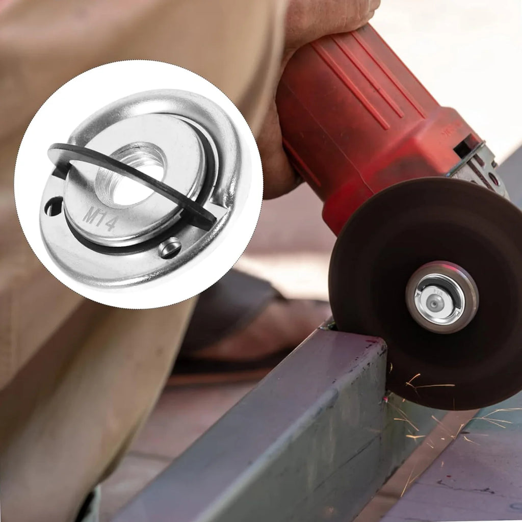 M14 Angle Grinder Platen Self-Locking Platen Grinder Threaded Angle Grinder Angle Grinding Plate Quick Release Power Chuck Tool Oasis Select