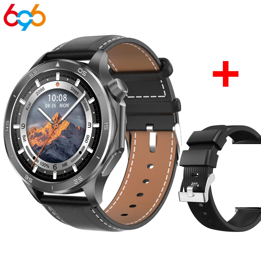 GPS Track Smart Watches Compass Waterproof Smartwatch Men Women Outdoor Blue Tooth Call Sleep Heart Rate Monitor Voice Assistant Oasis Select BKBKS A BKL