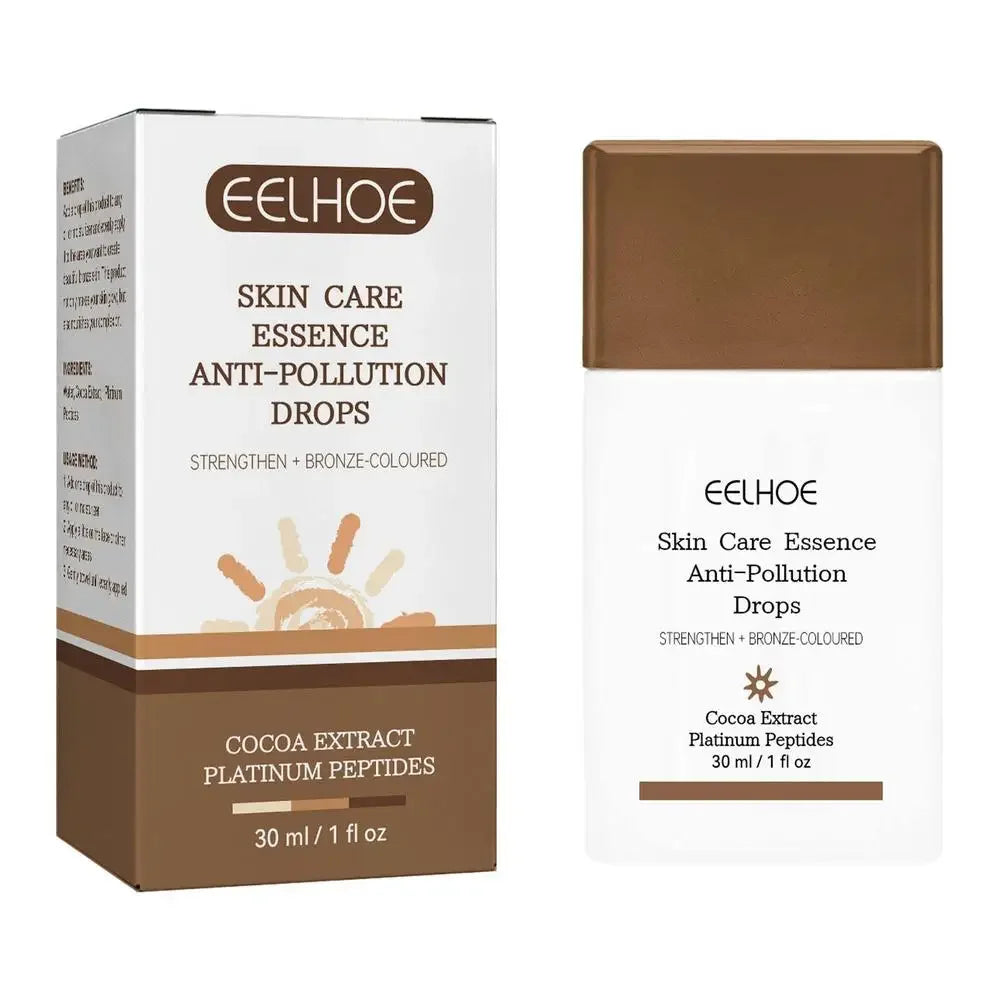 Fake Tan Peptide Serums Liquid Bronze Dark Self Tanning Serum Drops Summer Face Body Bronzing Essence Moisturizing Firming Skin Oasis Select 30ml Boxed