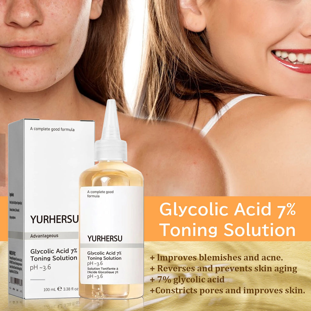 Glycolic Acid Brightening Toner – Deep Cleanse & Glow | 100ml Brightening Toner Oasis Select