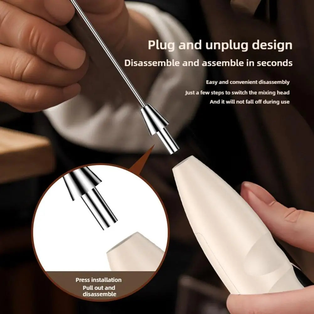 Mi Milk Frother Handheld Foam Maker For Latte Mini Whisk Coffee Hot Chocolate Egg Beater Drink Mixer USB electric mixer Oasis Select
