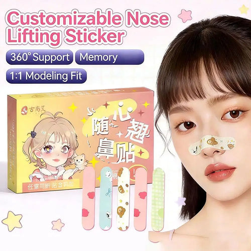 10-Pack Reusable Nose Shaper Lifting Strips – Cuttable Tape Nose Shaper Strips Oasis Select