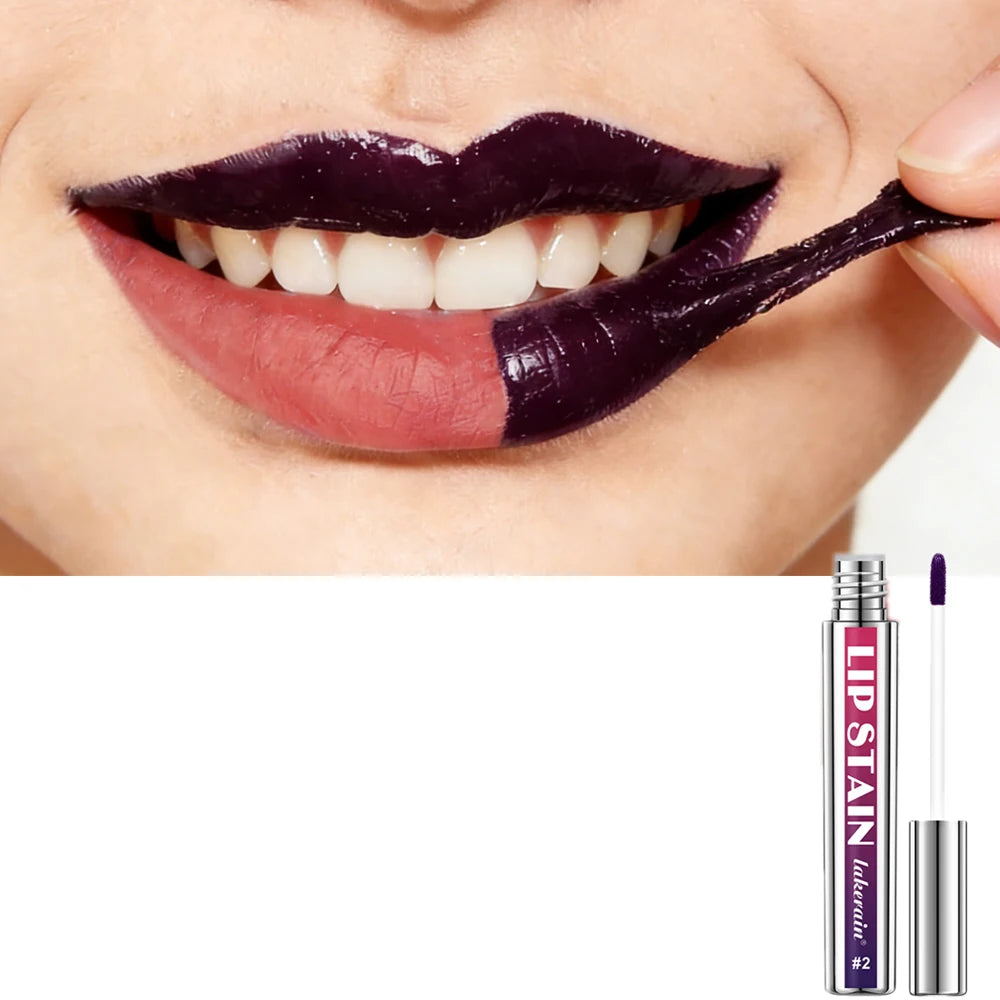 Waterproof Peel Off Lip Stain Long Lasting Pink Lip Tint Transfer Proof Non-stick Cup 3 Colors Lip Stain Women's Cosmetics Oasis Select 2rose