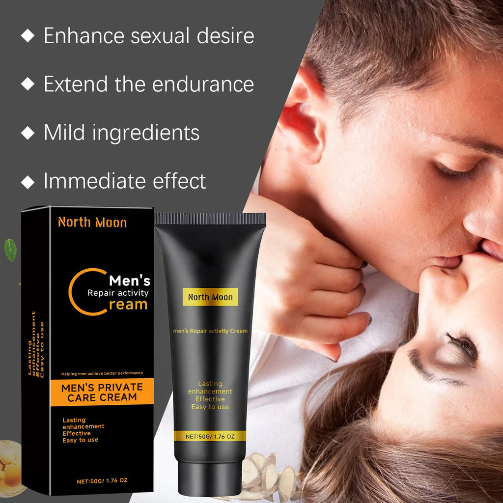 Men's Body Care CreamMen's Endurance Boosting Body Massage CreamLong-Lasting Strengthening & Invigorating Care Cream Oasis Select