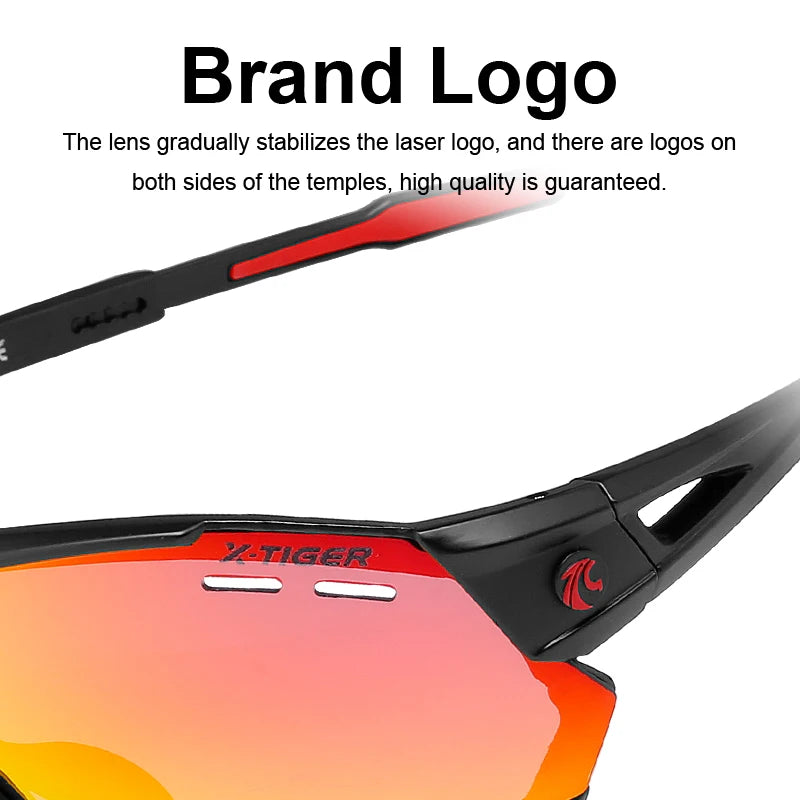 X-TIGER Bicycle Glasses Polarized UV400 Sports Bike Sunglasses Bike Riding Outdoor Sports Glasses Highway Mountain Bike Goggles Oasis Select