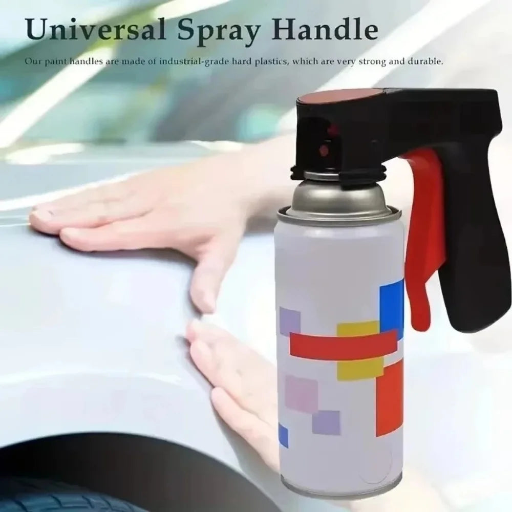 1 Pcs Plastic Portable Spray Paint Handle, Universal Reusable Car Color Changing Film Pasting Self Spraying Hand Spray Gun Oasis Select