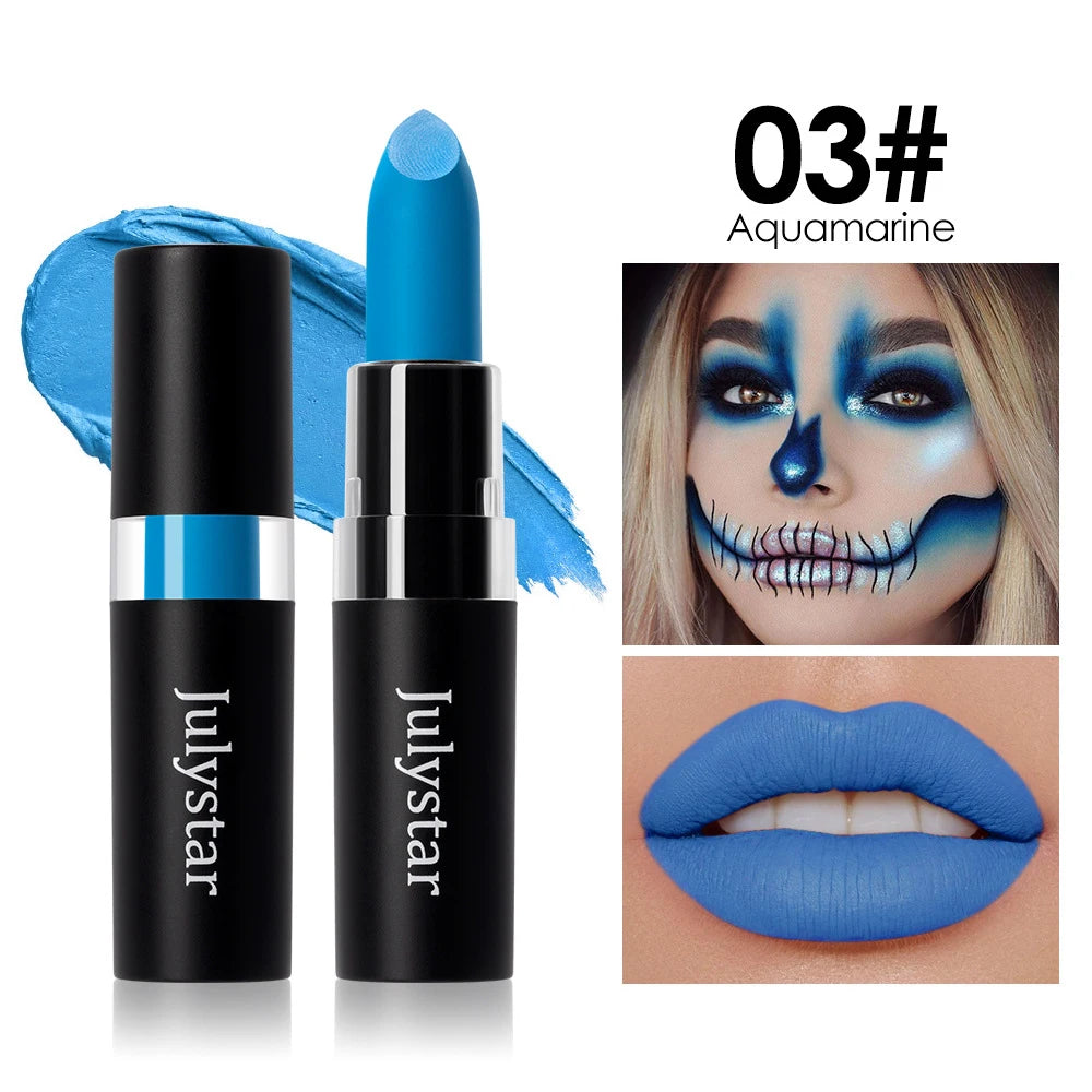 Matte Lipsticks 12 Colors Waterproof Long Lasting Lip Stain Non-stick Cup Sexy Red Black Lipstick Pigment Lip Cosmetics Oasis Select 03