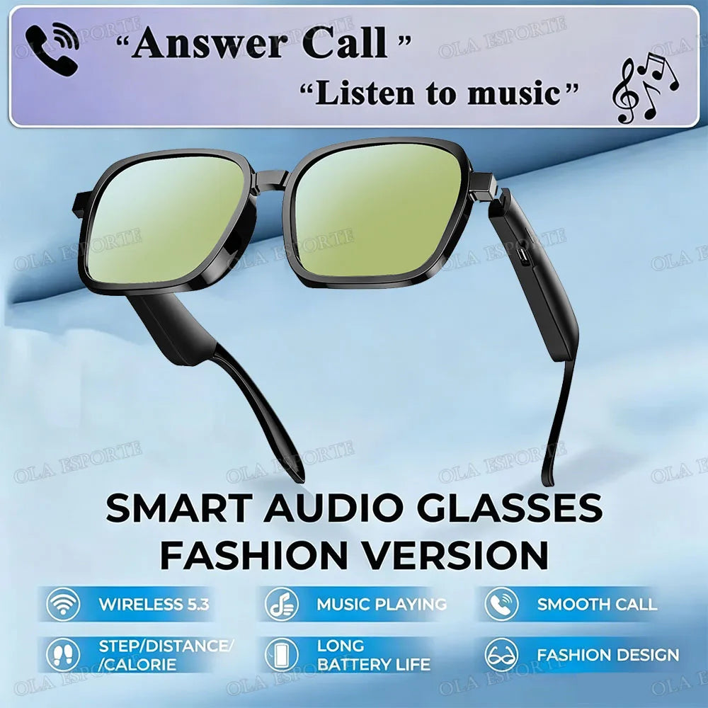 Bluetooth Smart Glasses UV Sport Sunglasses Wireless Headset