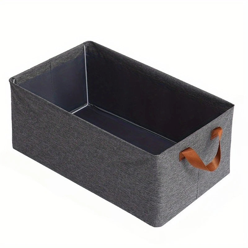 Clothes Organizer Trousers Clothes Jeans Storage Box Toy Snacks Sundries Organizer Multifunctional Cosmetics Folding Fabric Box Oasis Select 2pcs