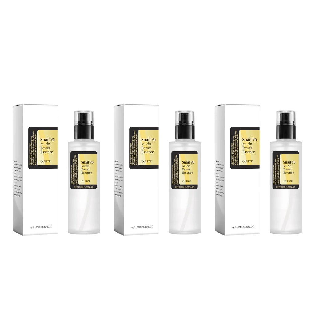 Snail 96 Mucin Power Essence Fading Fine Lines Moisturizing Lifting Firming Smoothing Nourishin Brightening Skin Care Oasis Select 3 x 100ml Boxed