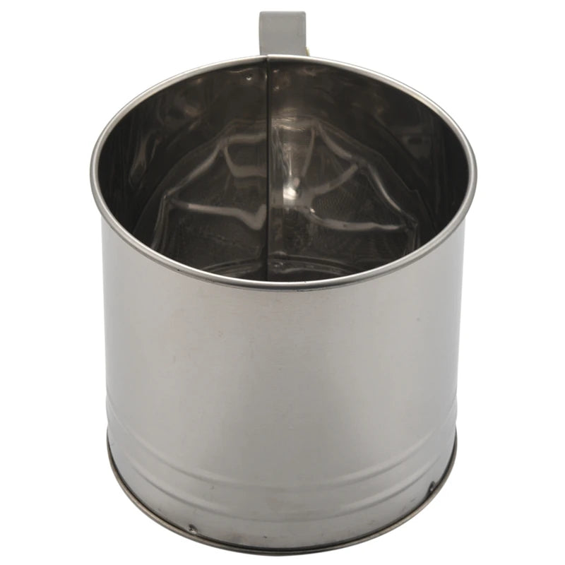 Stainless Steel Flour Sifter Large Baking Sieve Cup For Powdered Sugar Oasis Select