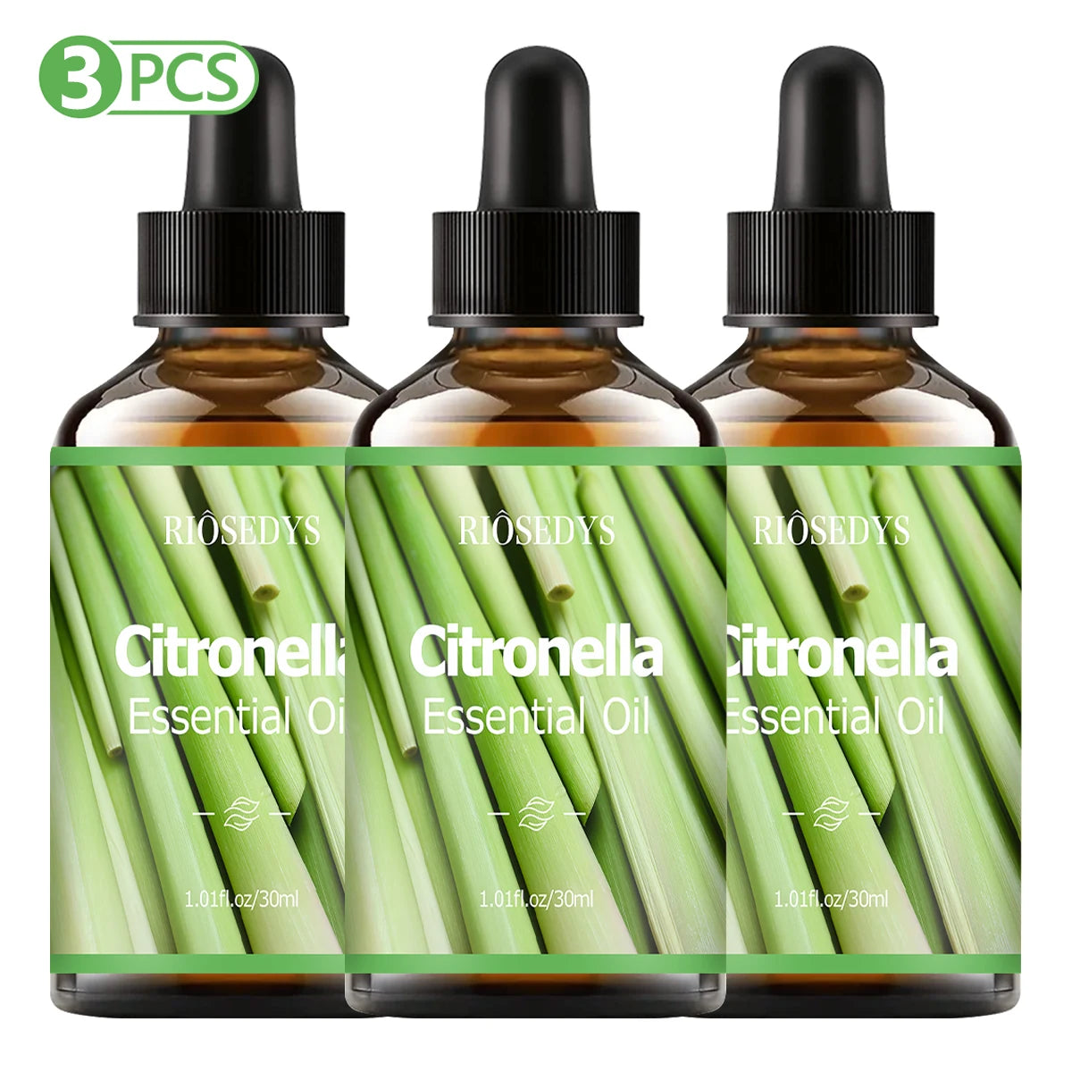 Citronella Essential Oil – Massage, Hair Care & Diffuser