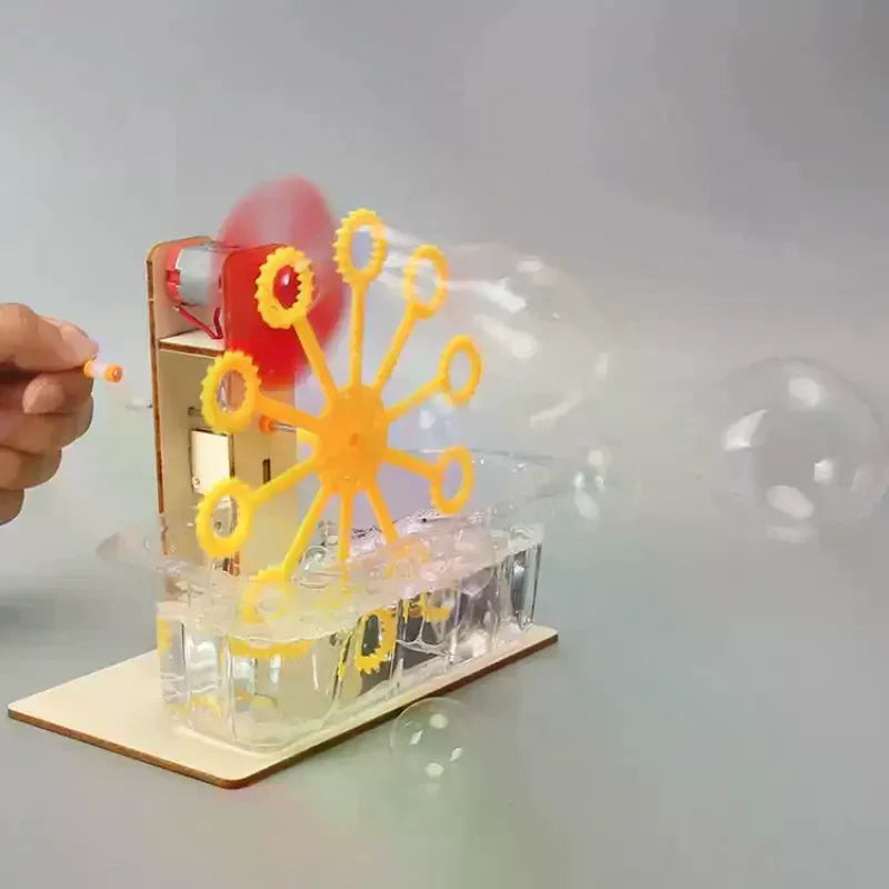 1 Set Children's DIY Handcrafted Assembly Models Puzzle Toy Educational Bubble Machine Toys Kids Gifts Oasis Select