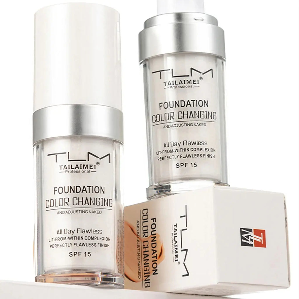 30ml Foundation Magic Color Changing Foundation Liquid Soft Matte Long Lasting Hydrating Makeup Base Maquiagem Korea Makeup Oasis Select