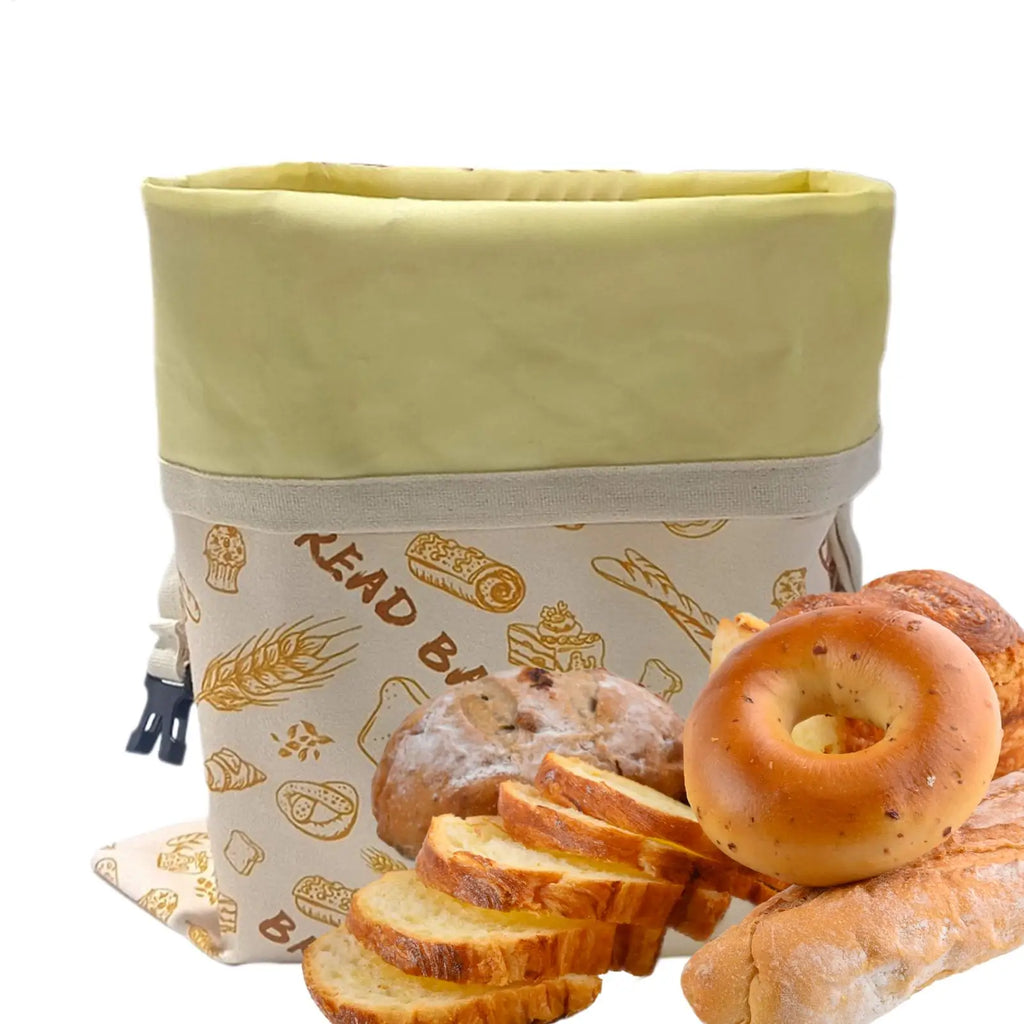 Bread Bags for Homemade Bread 11.8 x 15.3 Inch Freezer Dessert Bag Keep Freshness for Days Reusable Beeswax Pouch Bakery Loaf Oasis Select