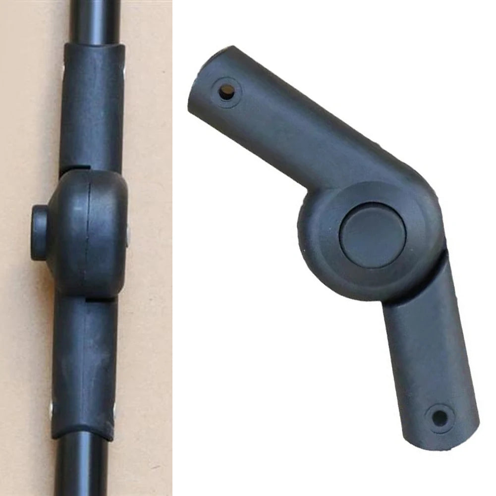 Push Rod Handle Joint for Camping Wagon Cart Trolley Plastic 22mm Inner Diameter 210 Degree Bend Replacement Part Oasis Select