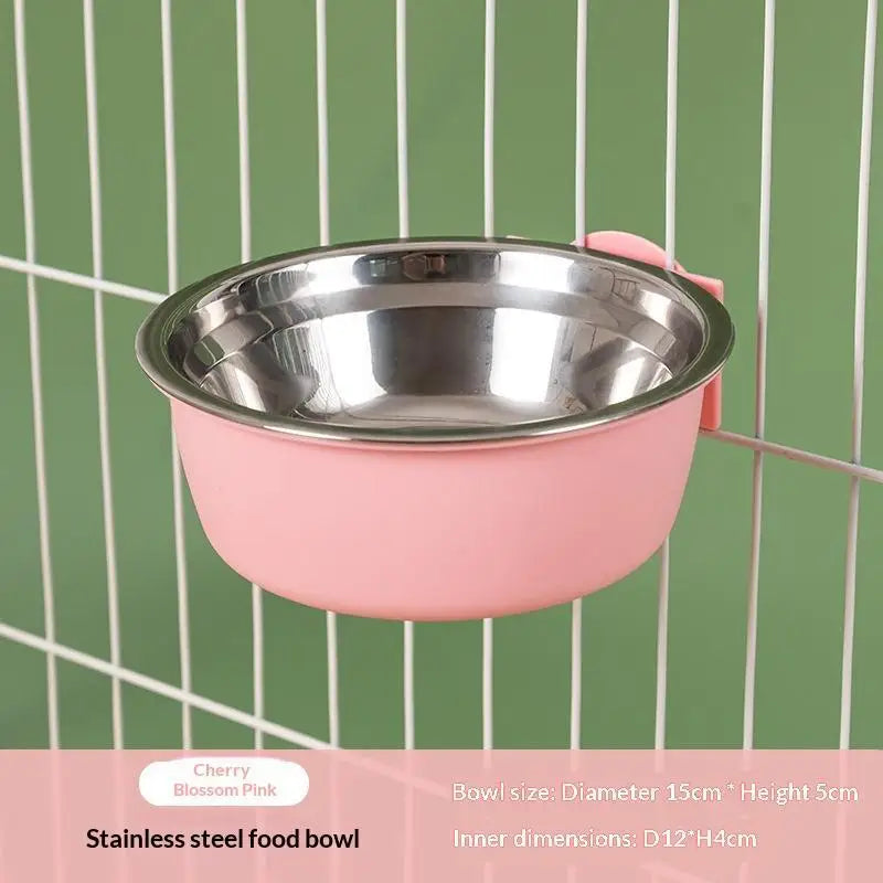 New Pet Chinchilla Hanging Feeding Waterer Easy Install Pigeon Rabbit Small Animal Automatic Feeding Water Bowl Pet Products Oasis Select H