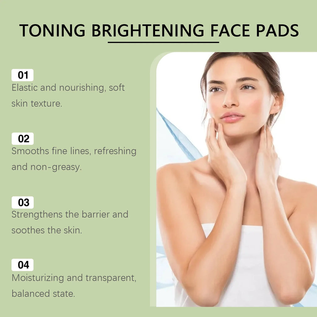 Centella Moisturizing Pads Deep Cleaning Improve Dullness Softening Keratin Brighten Enhance Skin Elasticity Facial Care Pads Oasis Select
