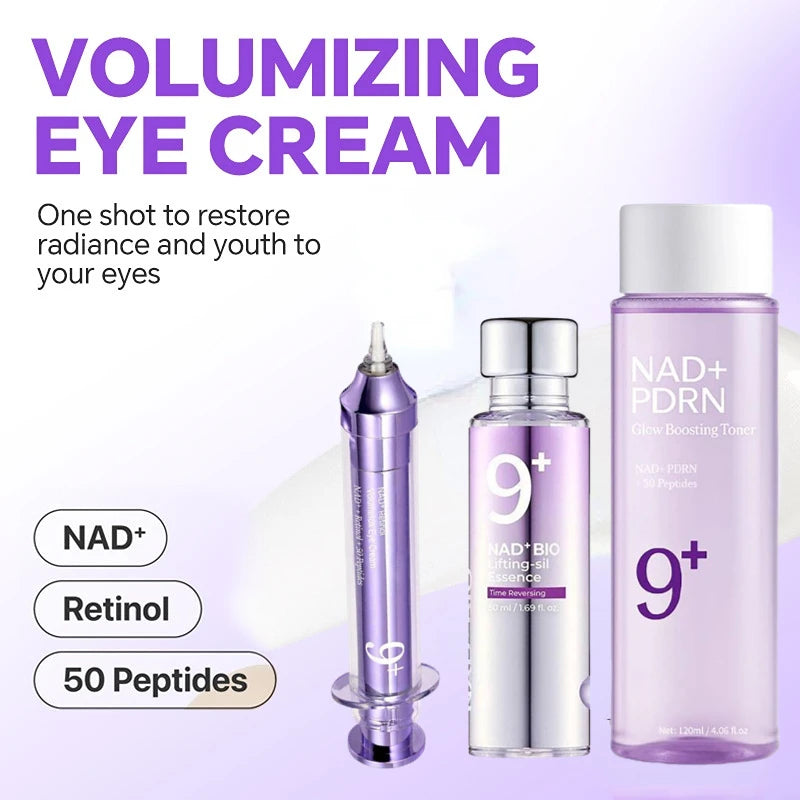 NAD+ Retinol No.9 Eye Cream With Niacinamide - Anti Dark Circles Wrinkle Moisturizing Eye Care Ultrasonic Penetration Skin Care Oasis Select