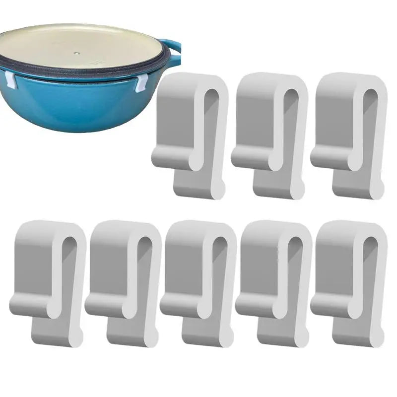 Oven Lid Protector Clips 8X Cookware Protector Clips Cookware Protectors Pan Clips Protective Clips for Display Storage Stacking Oasis Select