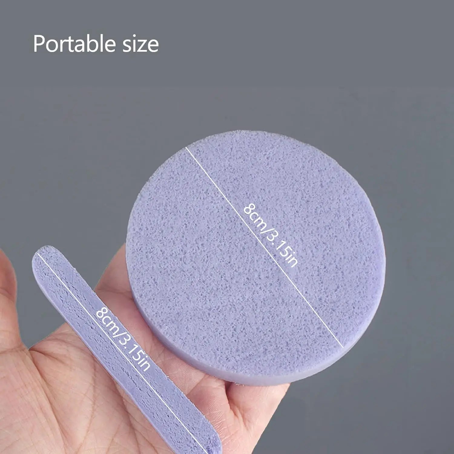 10/50/100pc compressed facial cleansing pads portable facial sponges makeup remover disposable powder puffs travel business trip Oasis Select