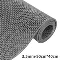 1-3PCS Hollow Out Bathroom Floor Mat Non Slip Drainage Shower Mat for Kitchen Sink Area Anti Slip Water Flow Rug Quick Dry Oasis Select Grey 2PCS
