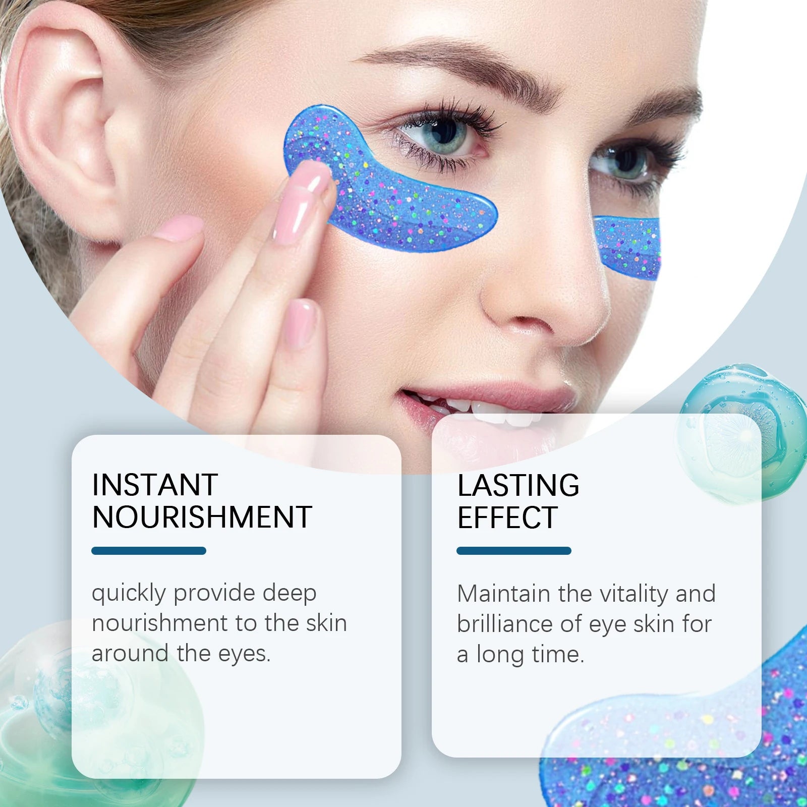 Fine Wrinkle Collagen Firming Eye Mask Anti-Dark Circles Nourishes Eye Bags Reduces Fine Line Repairs Lift Moisturizes Eye mask Oasis Select