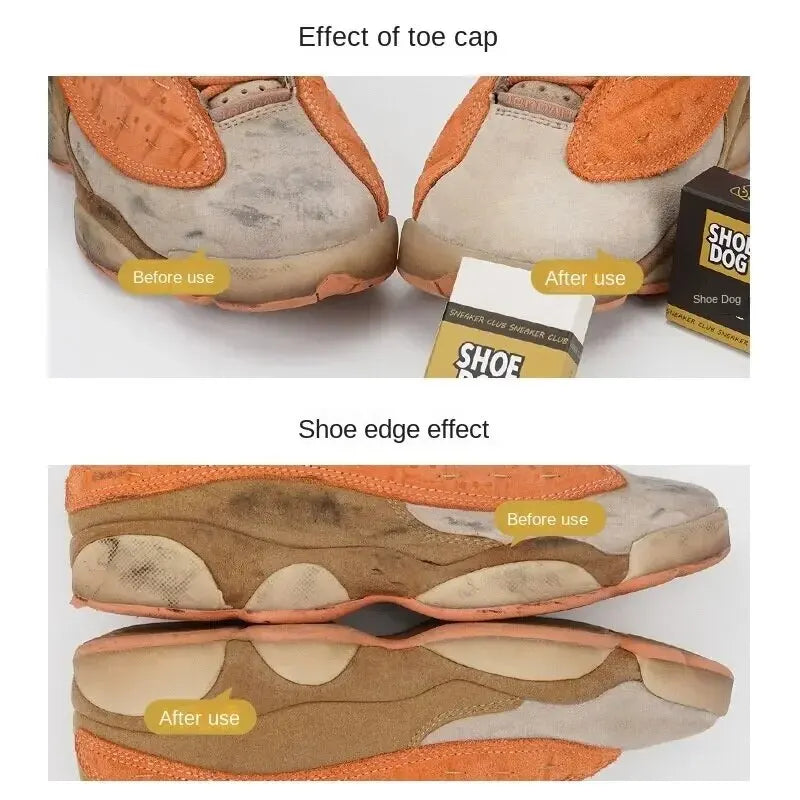 2pcs Shoes Eraser Portable Suede Sheepskin Matte Leather Fabric Care Shoes Cleaning Leather Cleaner Rubber Block Shoe Brush Oasis Select