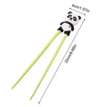 Kids Chopsticks 1Pair Cute Animal Learning Chopsticks for Children Cartoon Chopsticks Training Chopsticks Kids Tableware Oasis Select Green