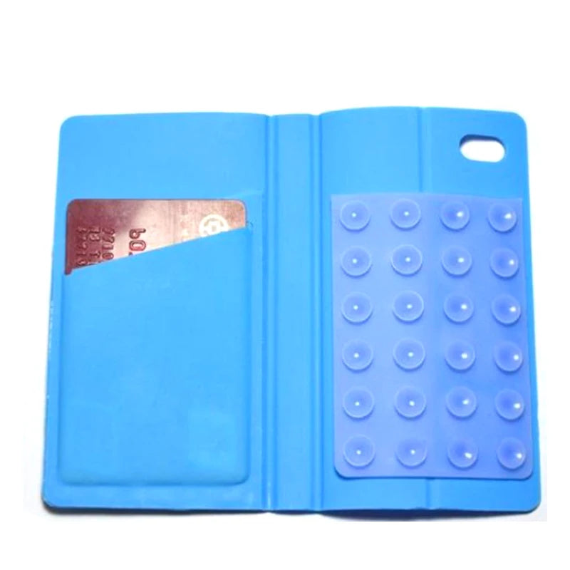6pcs Multifunctional Mobile Phone Silicone Suction Cup 24 Square Mobile Phone Single-Sided Case Anti-Slip Holder Mount Suction Oasis Select