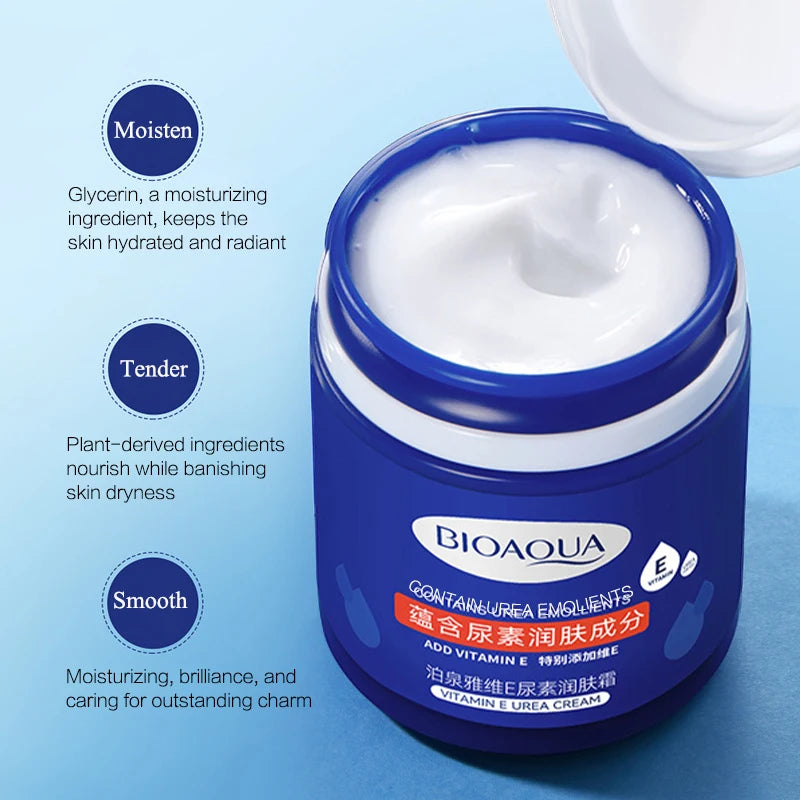 Vitamin E Urea Foot Cream, Moisturizing And Tender Hand And Feet Skin, For Dry And Peeling Hand, Feet And Body 170g/bottle Oasis Select