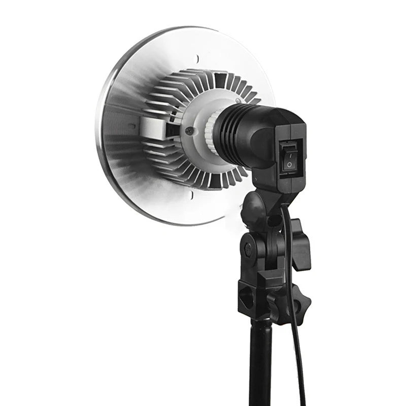 E27 AC Socket Lamp Single Head Bulb Holder Photography Light Bulb Mount For Photo With 1.8M Cable Cord Light Bulb Stand Oasis Select