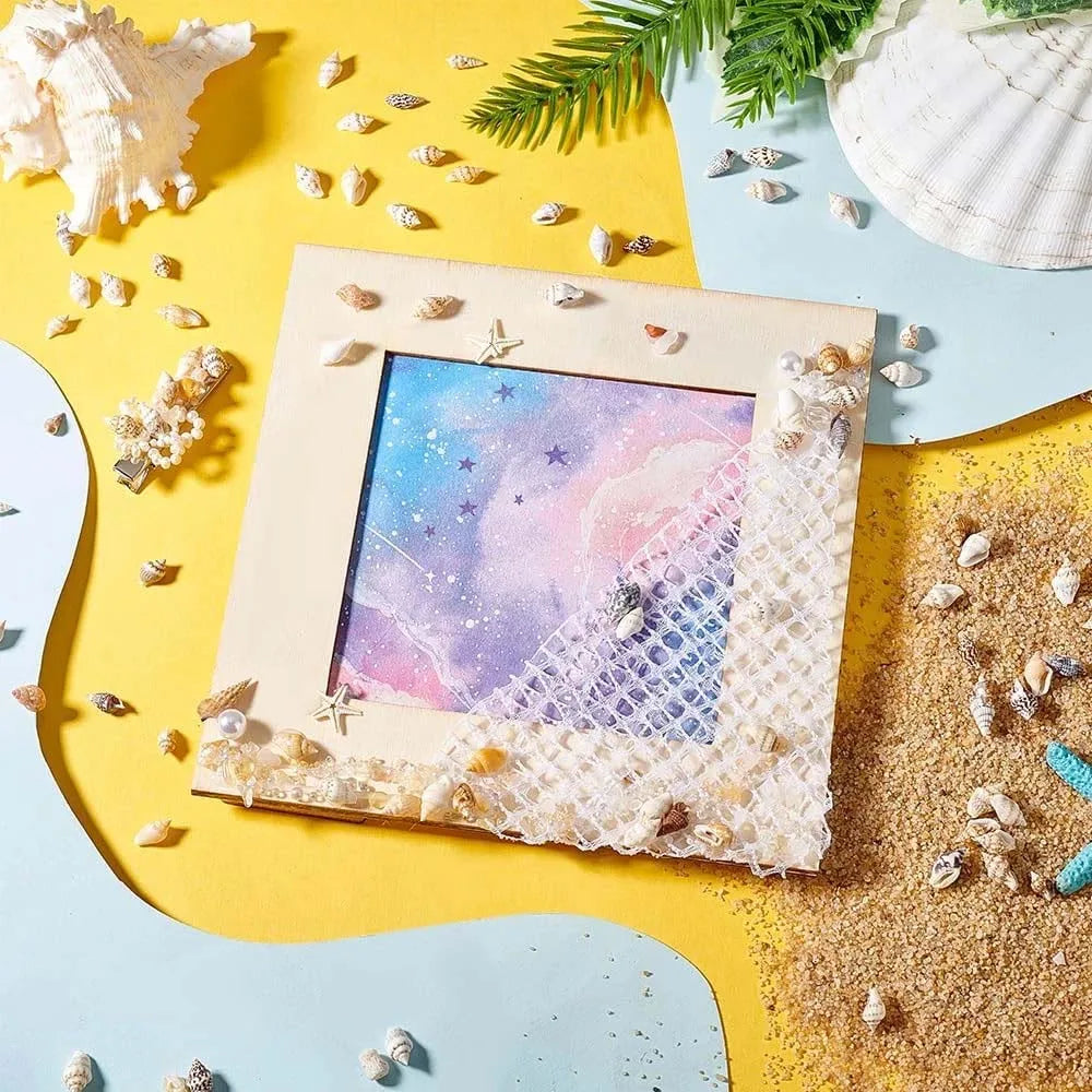 1Box Tiny Sea Shells Miniature Shell NO Hole for Candle making Jewelry Making Crafts FishTank Aquarium Ornament Craftwork Oasis Select