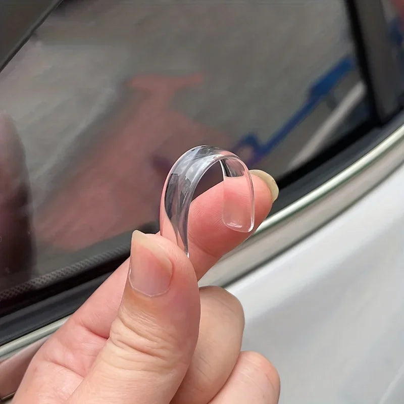 10pcs Clear Silicone Door Anti-Collision Pads, 6.3cm x 0.99cm - Transparent, Flexible Sealing Strips for Quieter Door Operation Oasis Select