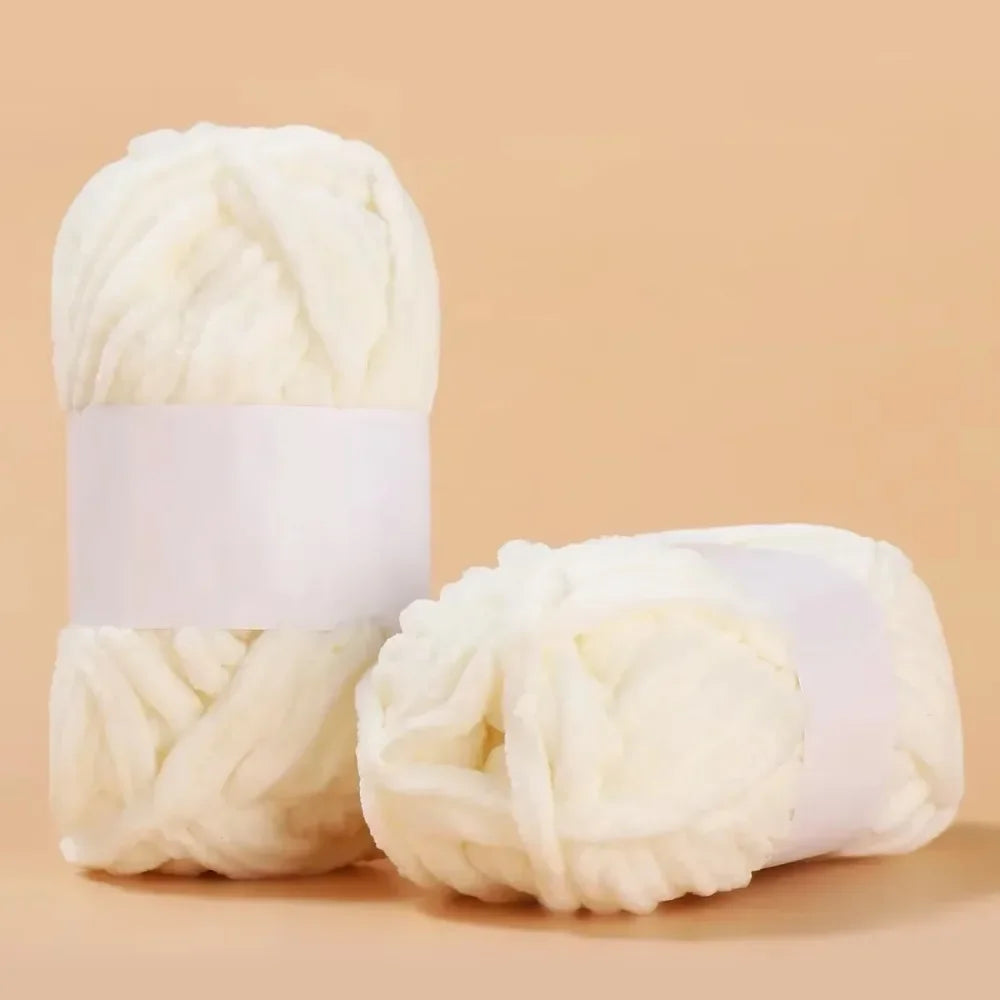 50g/roll Fantasy Color Coarse Ice Bar Arctic Velvet Yarn Handwoven DIY Scarf Hat Clothes Thread Thick Wool Crochet Stripe Thread Oasis Select