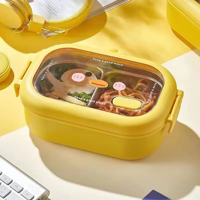 Portable 304 Stainless Steel Lunch Box For Kids Students Picnic Sealed Food Container Heatable Lunch box Kitchen Organizer Oasis Select