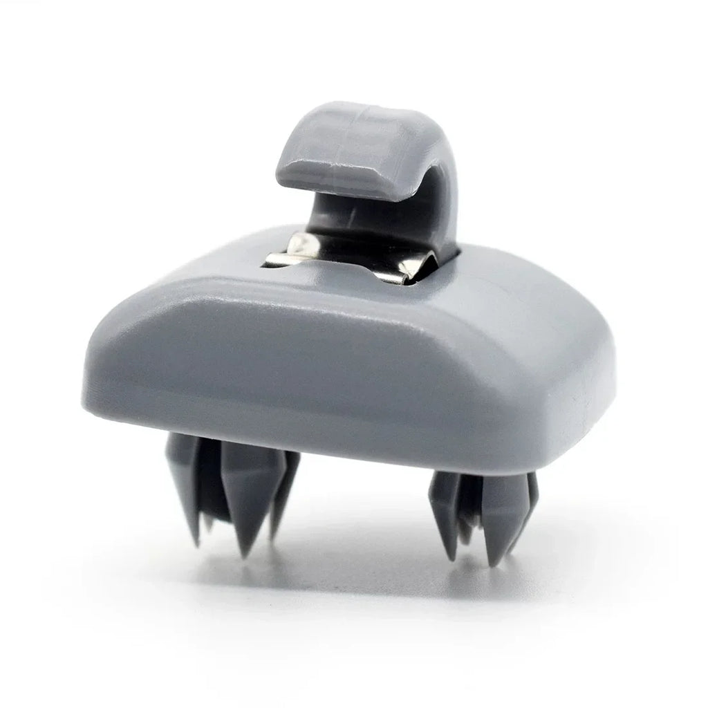 2Pcs Car Sun Visor Clip Gray Interior Hanger Hook Clip Bracket for Audi A1 A3 S3 A4 S4 Allroad A5 S5 Q3 Q5 8U0857562A Grey Oasis Select 1pc
