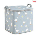 Foldable Non-Woven Clothes Storage Bag | Large Capacity Zipper