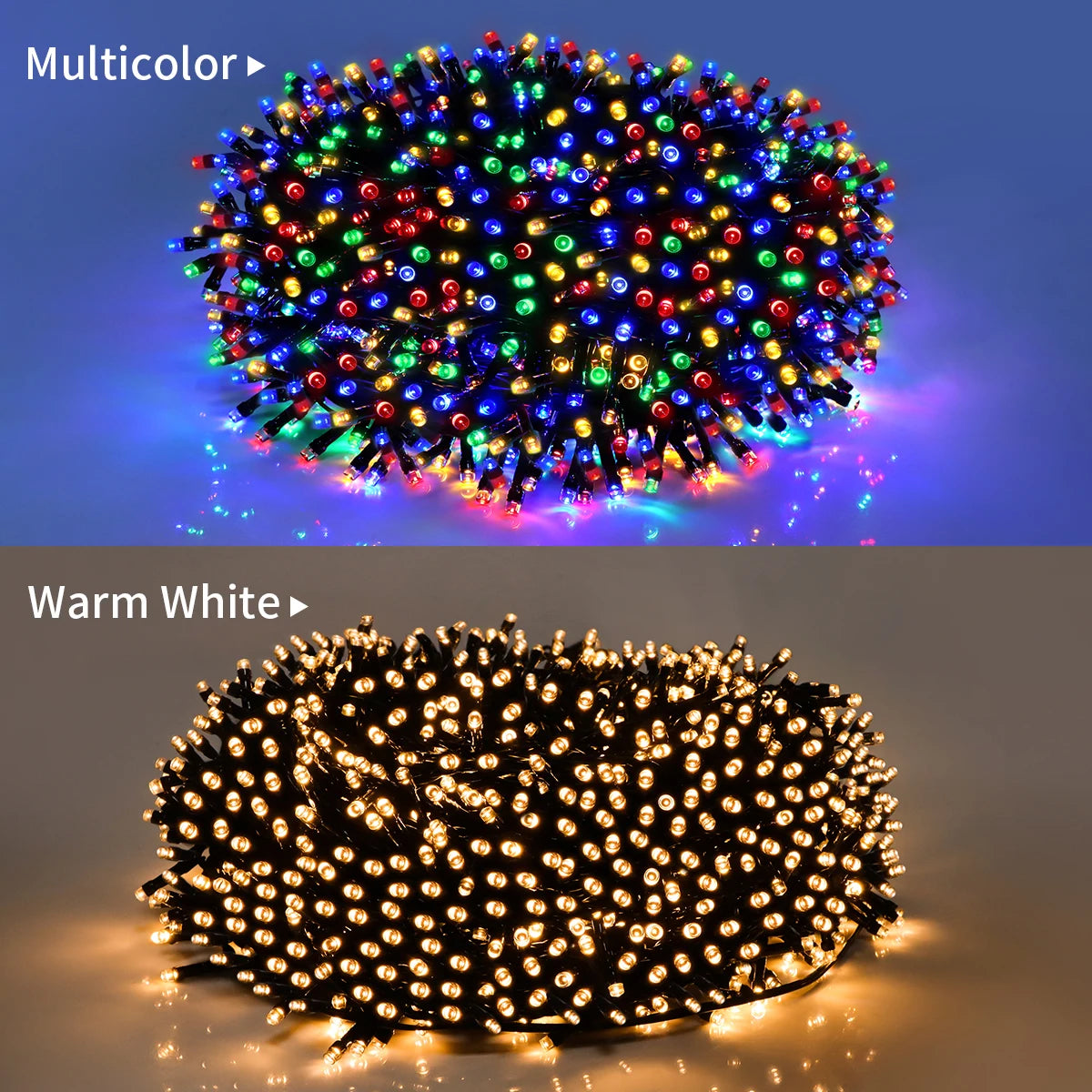 Solor Street Garland Led String Strip Light Outdoor Waterproof 10/20/30/50/100m Chain Christmas Patio Garden Tree Decor Oasis Select