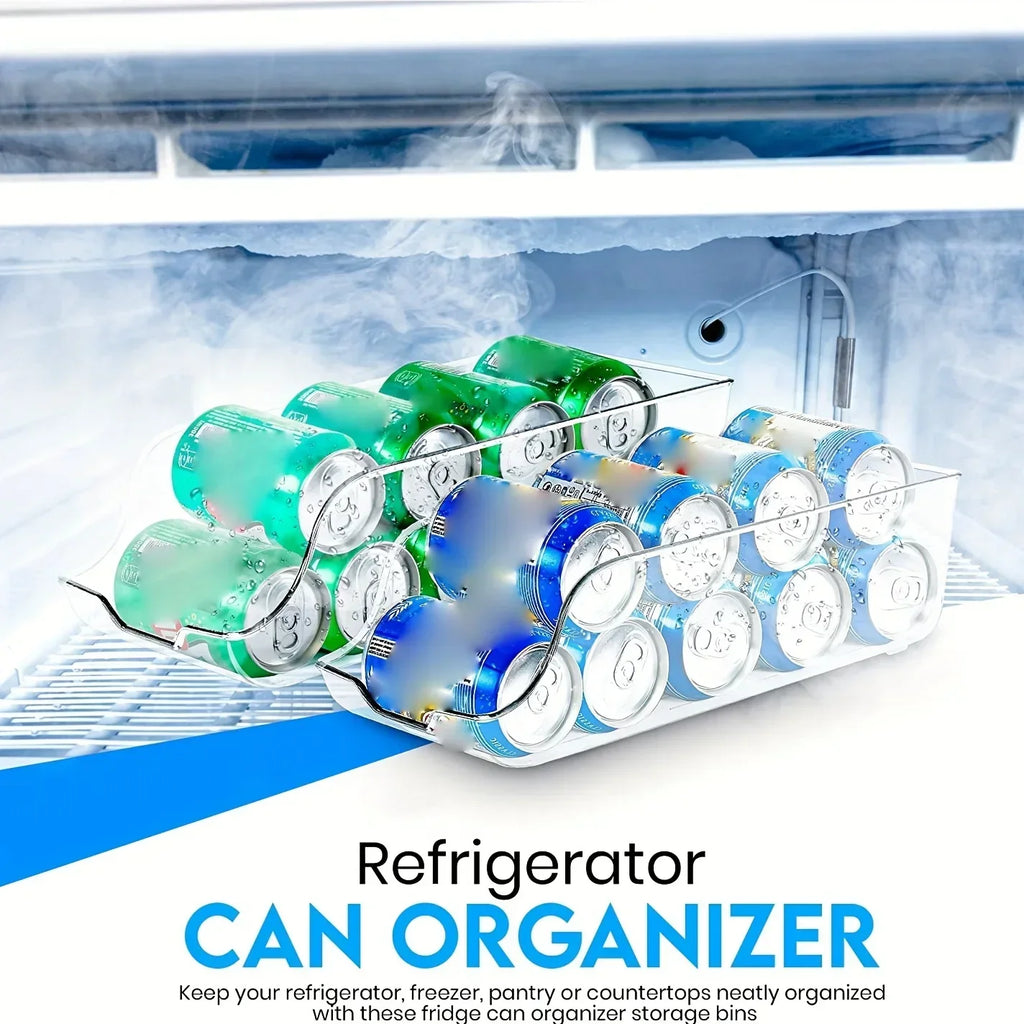 Refrigerator Organizer Bins Soda Cans Dispenser Bins Can Dispensers Auto Rolling Dispenser Fridge Organizer Pantry Organizer Oasis Select