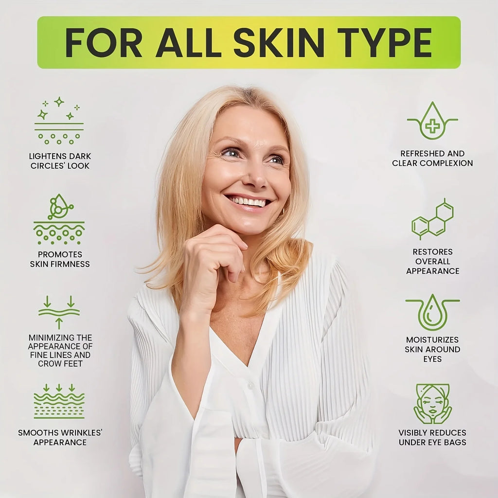 GORGIQUE Under Eye Cream Hyaluronic Acid – Firming & Brightening Under Eye Cream Oasis Select