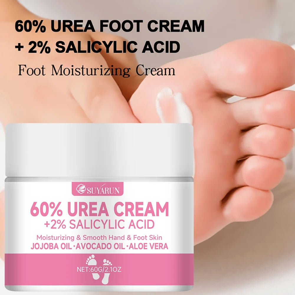 SUYARUN 60% Urea Foot Cream – Callus Remover & Deep Moisturizer Urea Foot Cream Oasis Select