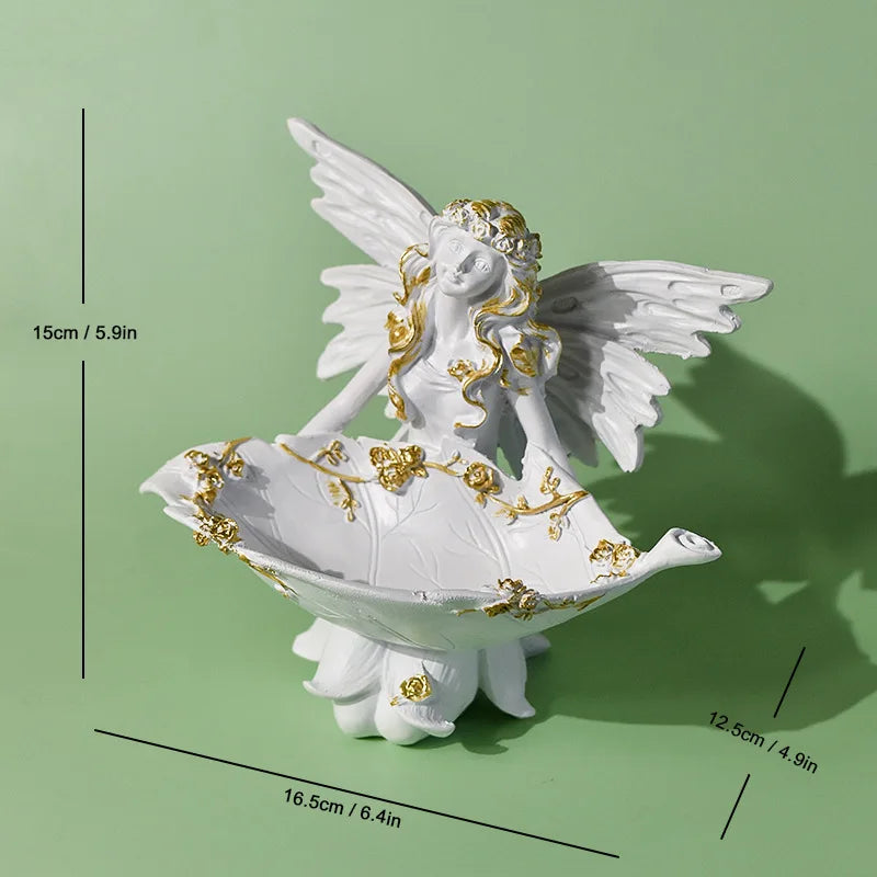 New Nordic Angel Ornaments, Home Desktop Decorations, Decorative Props, Angel Resin Handicrafts and Ornaments Oasis Select HXZ016