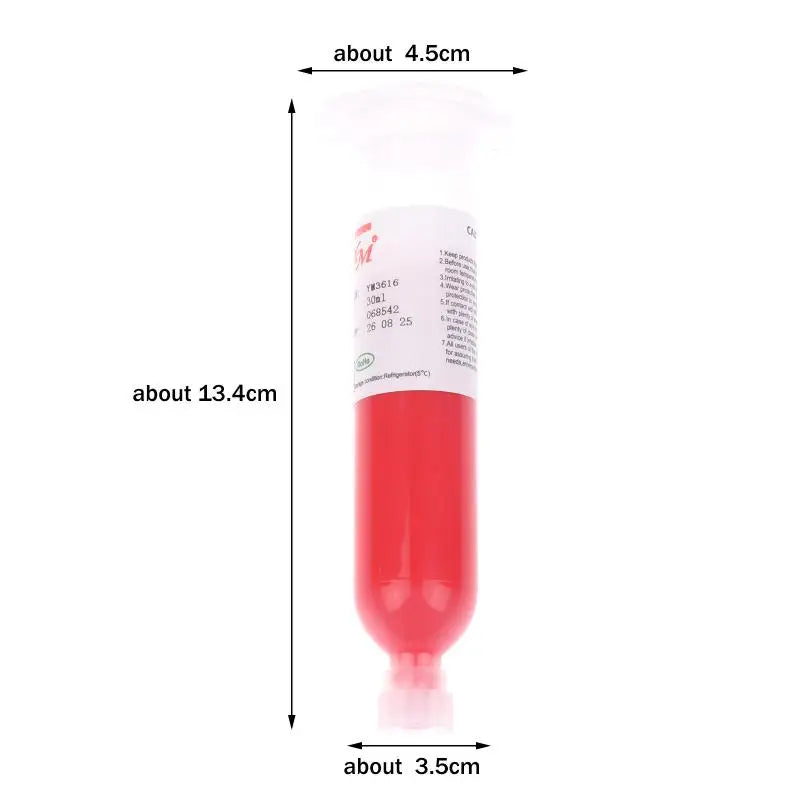 Useful Heat Resistance No Drawing SMT Patch Adhensive Stencil Repair Red Glue For BGA SMD SMT IC Oasis Select 1PC