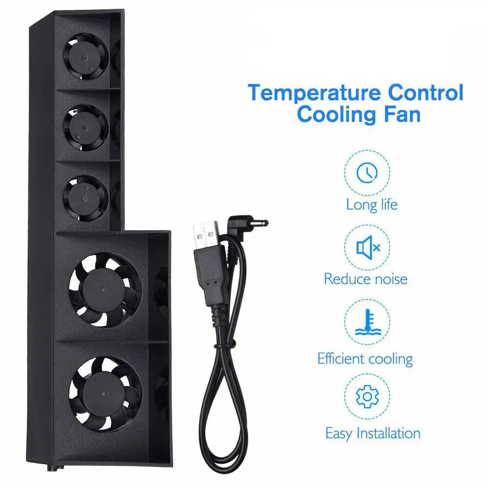 PS4 / PS4 Pro / PS4 Slim Cooling Fan | USB Turbo Cooler DC 5V