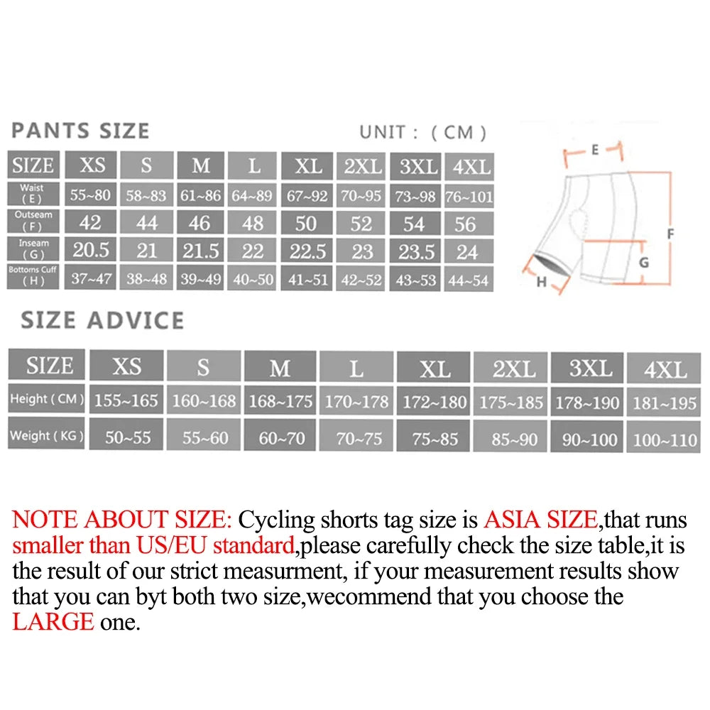X-TIGER Men's Cycling Bibs Shorts Breathable 5D Gel-Padded Bike Tights Triathlon Pro Bicycle Shorts Outdoor Cycling Clothing Oasis Select