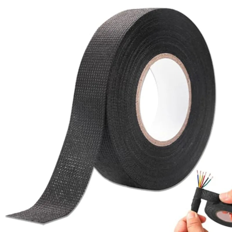 9/15/25/32/50MM Tape Car Engine Compartment Car with High Temperature Resistance Insulation Flame Retardant Electrical Tape Oasis Select Black 15mm 20M(2roll)